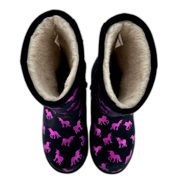 EMU Australia Girls Boots Sz K3 Rainbow Unicorn Brumby Mid-calf Serpa Lining - Picture 10 of 11